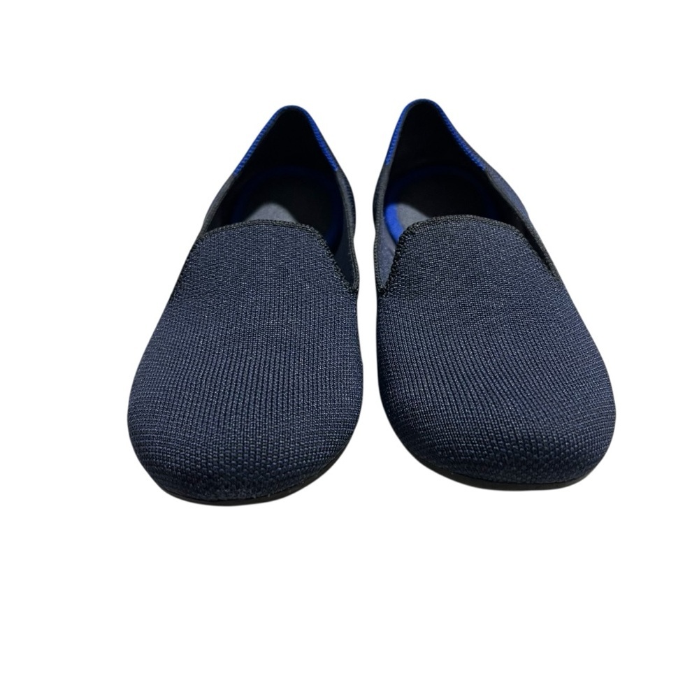 Rothy’s The Loafer Slip On Flat Shoes Navy Blue Size 6.5 - Picture 3 of 10